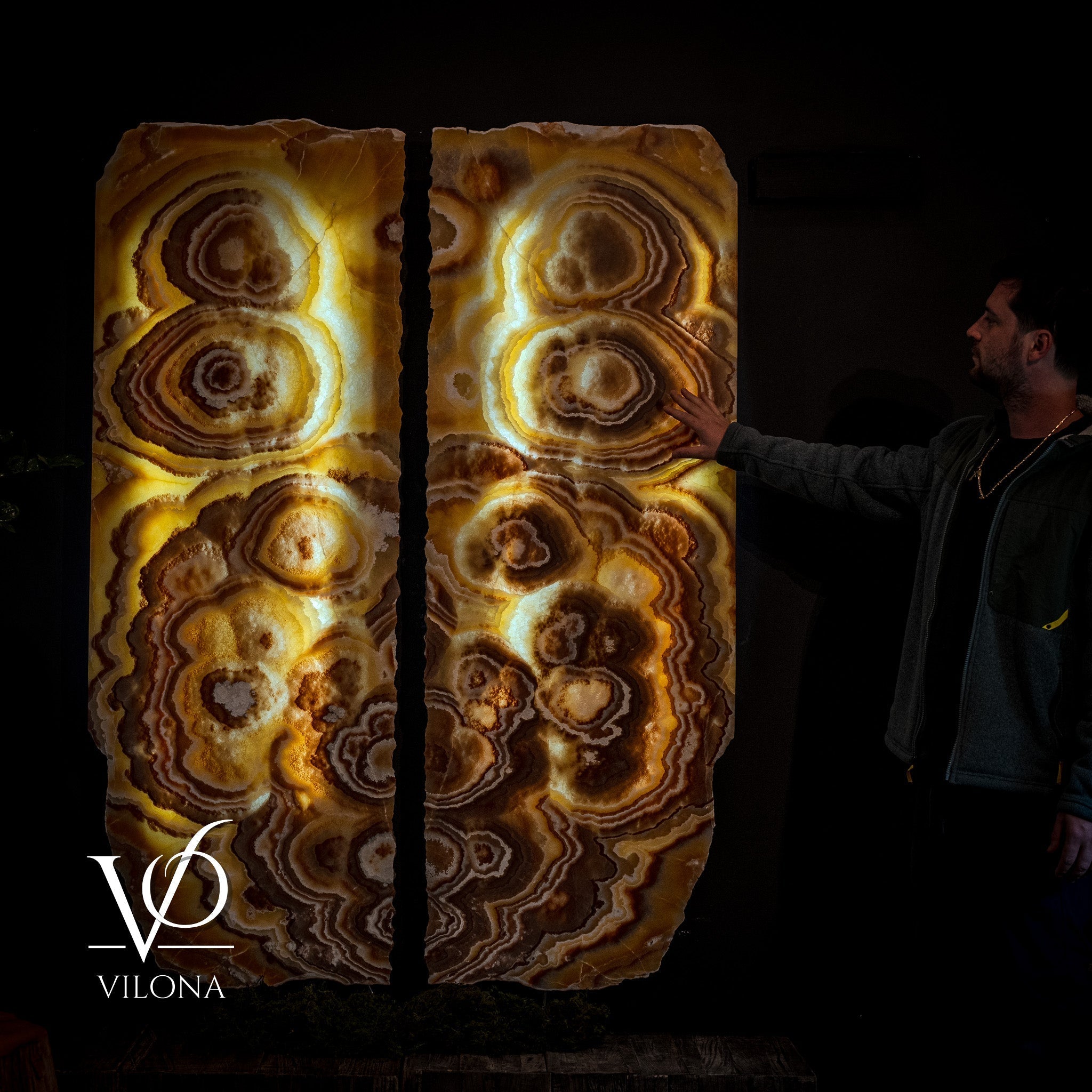 Miami Sunset Onyx Wall Panels (Set#1)