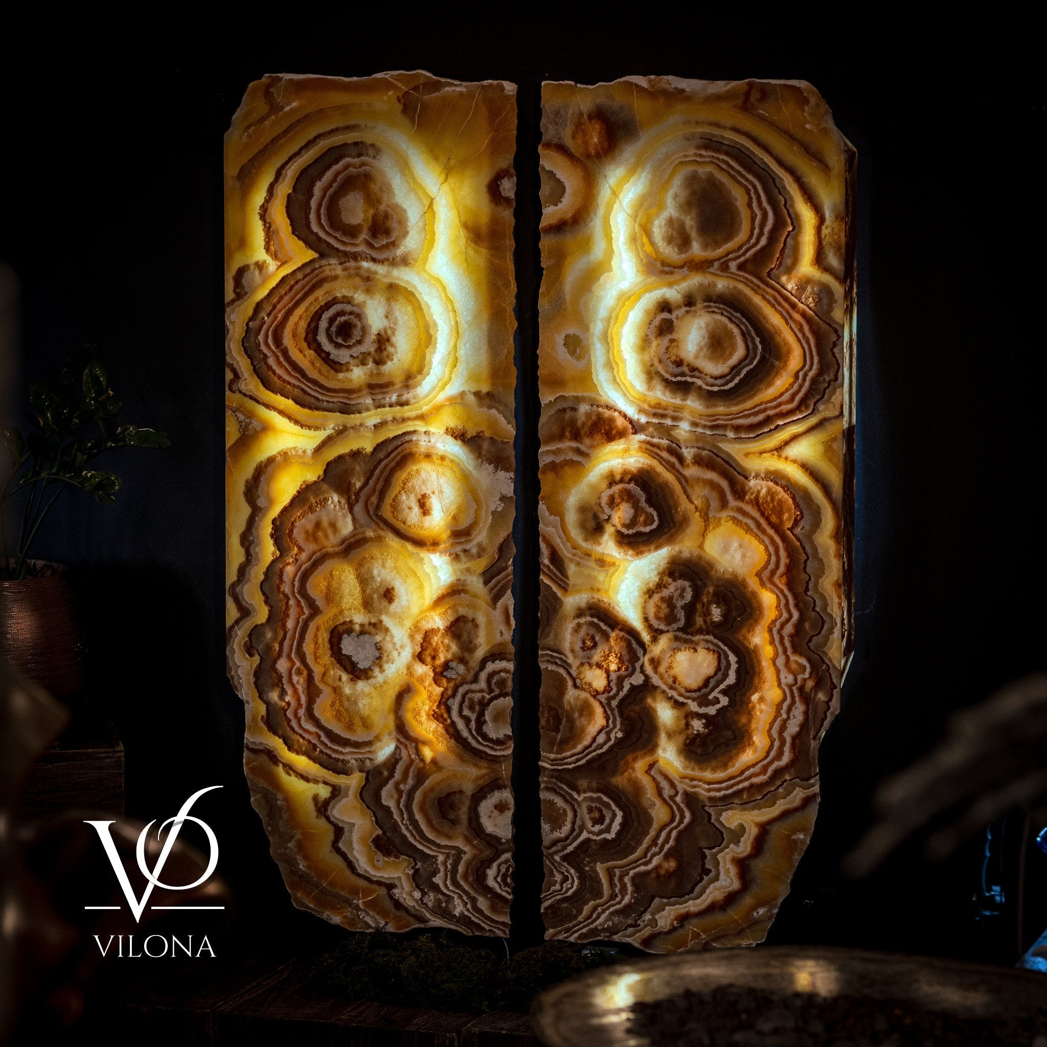 Miami Sunset Onyx Wall Panels (Set#1)