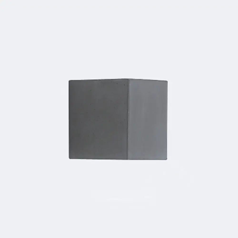 DecorBites™ LED Cement Wall Sconce - Simple Rectangle Shape for Corridors