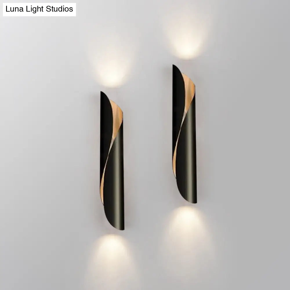 DecorBites™ Minimalistic Metal Corridor Wall Sconce Light - 2-Head Scroll Wall Fixture