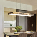 Modern black led pendant ceiling light for dining room 110v-120v