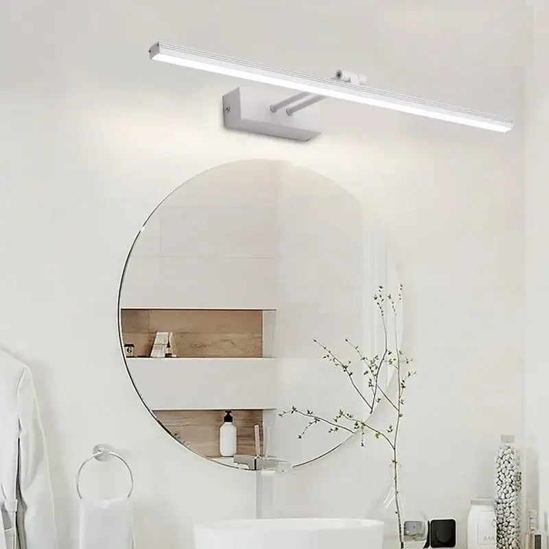 Modern black & white led vanity mirror light bathroom sconce