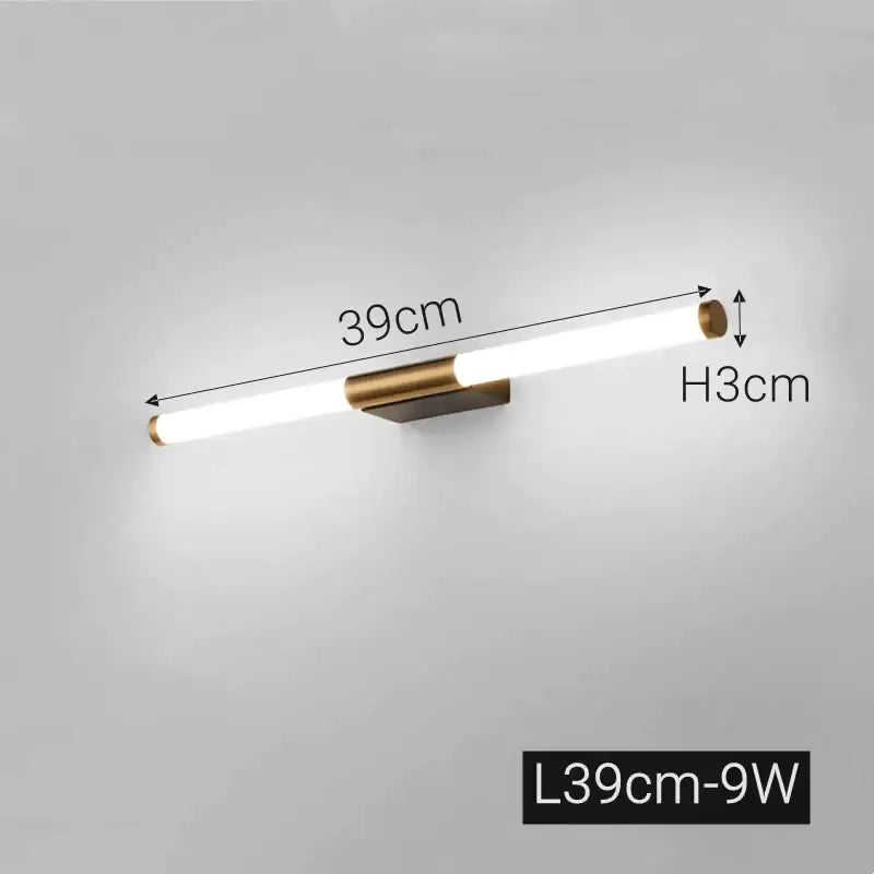 DecorBites™ Bronze LED Mirror Front Wall Lamp, Bathroom Bedroom Vanity Lighting