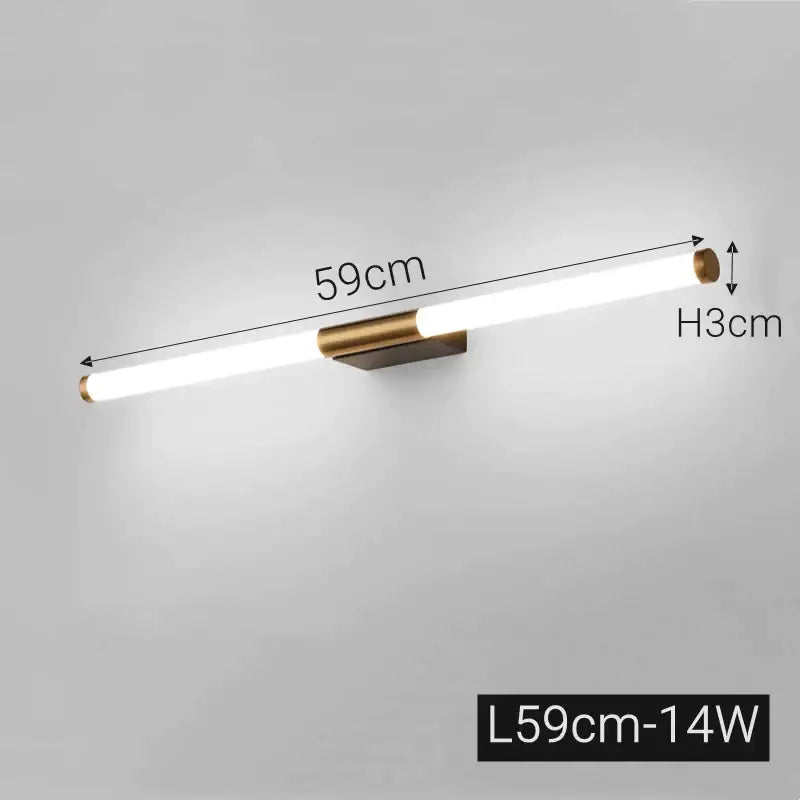 DecorBites™ Bronze LED Mirror Front Wall Lamp, Bathroom Bedroom Vanity Lighting
