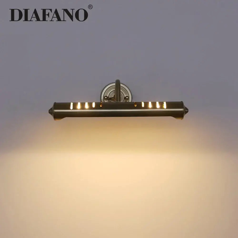 Modern chrome slotted led vanity wall lamp bedroom reading light
