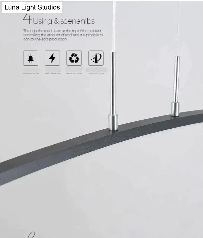 DecorBites™ ARC Shape LED Hanging Pendant Lights Modern Lights for Dining Room