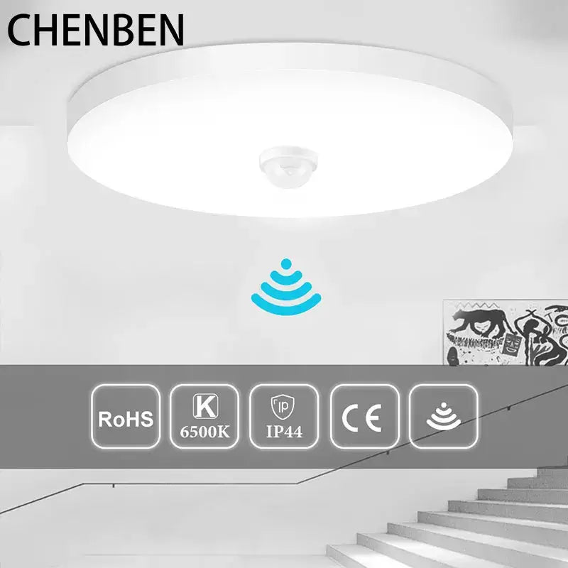 Modern minimalist white ceiling light bedroom induction led ceiling