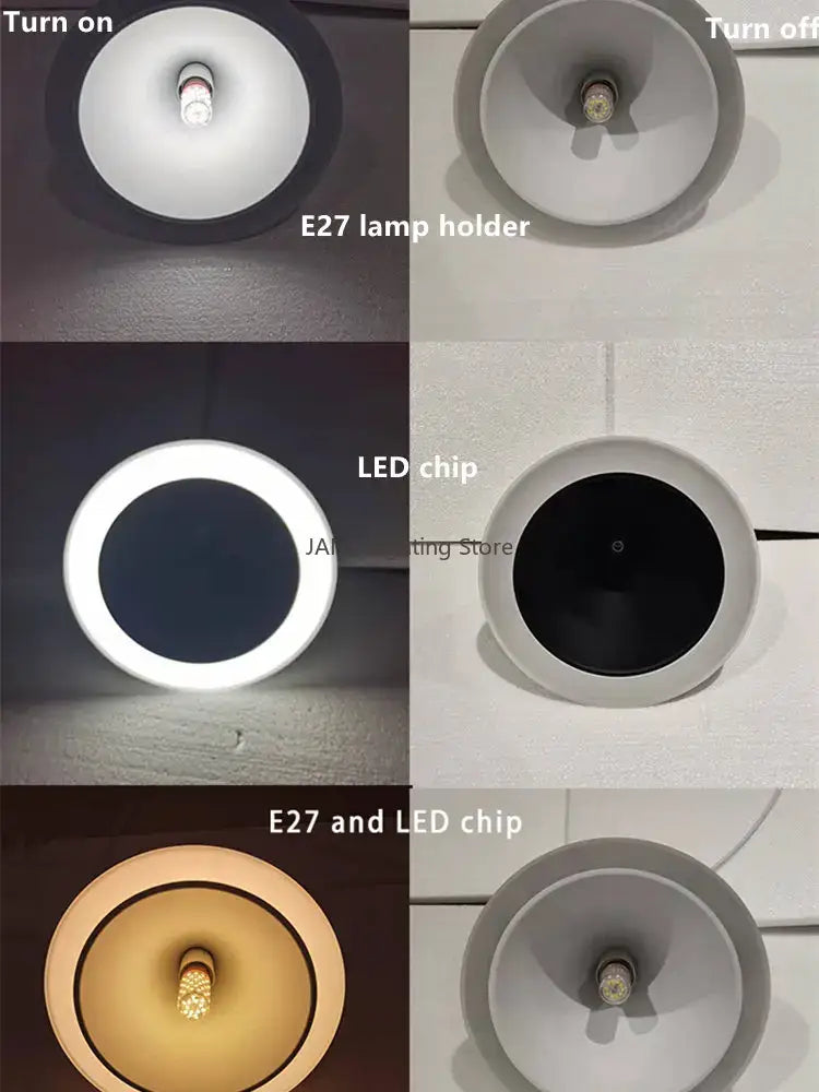 Modern pastel cone pendant light kitchen three lighting methods