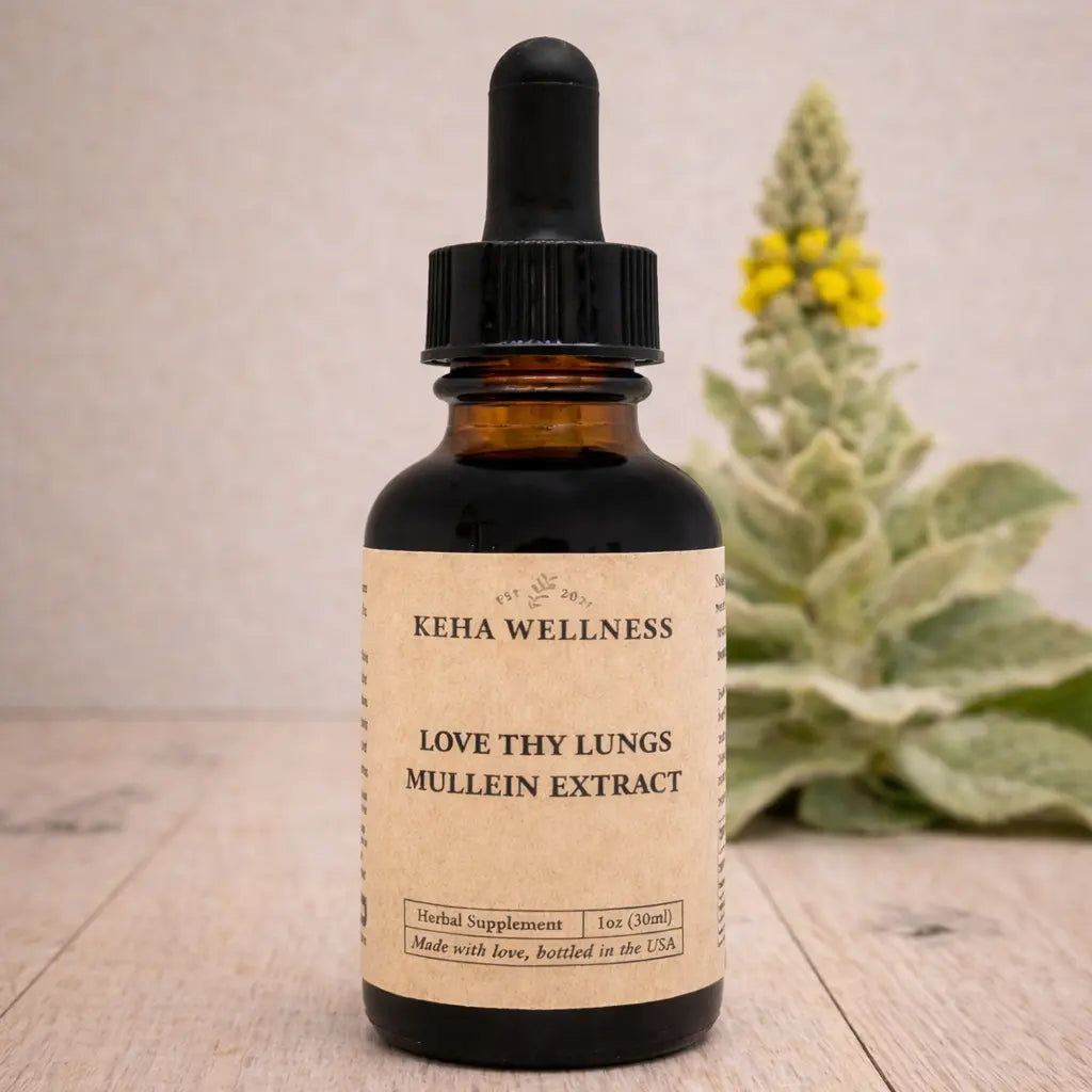 Love Thy Lungs 1oz — Mullein Tincture Collab | Organic Respiratory Support