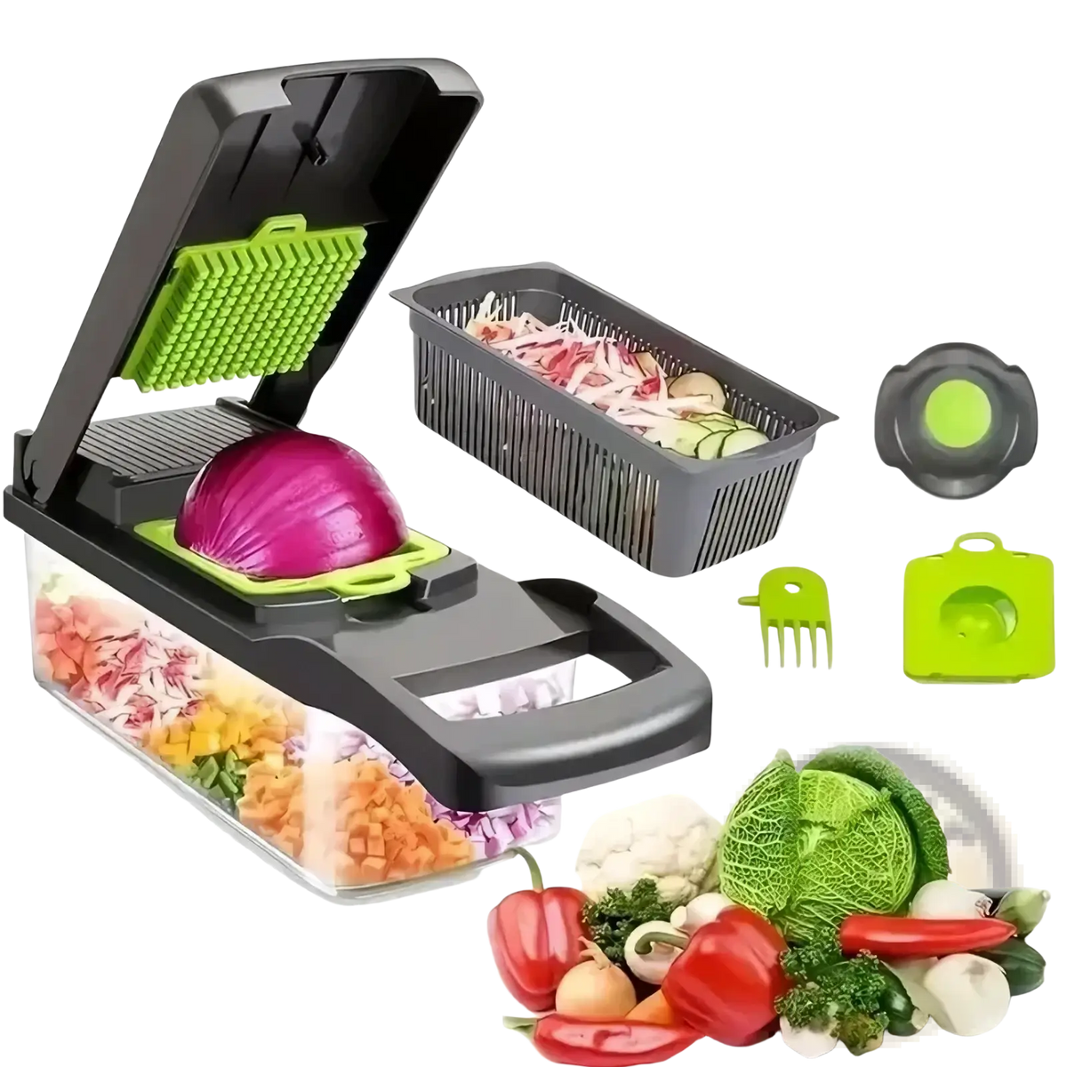 Multi-function Vegetable Chopper and Slicer