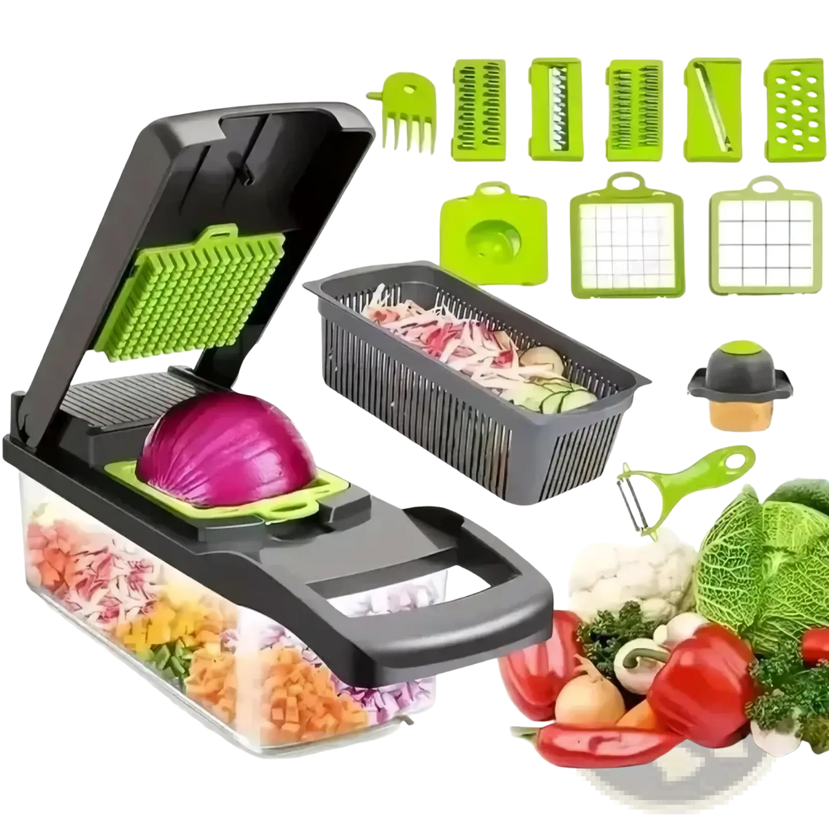 Multi-function Vegetable Chopper and Slicer