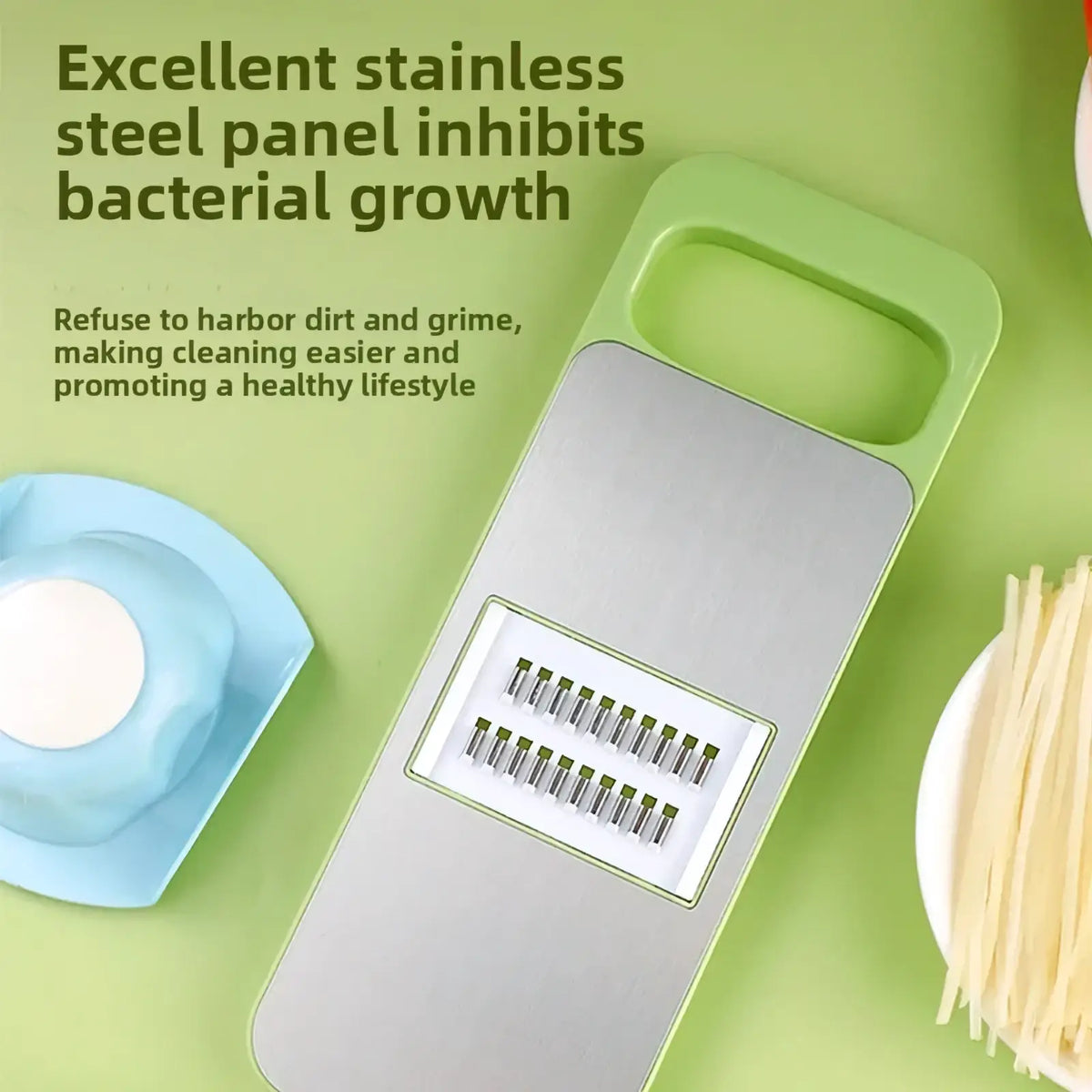 Multi-functional Stainless Steel Vegetable Slicer Shredder