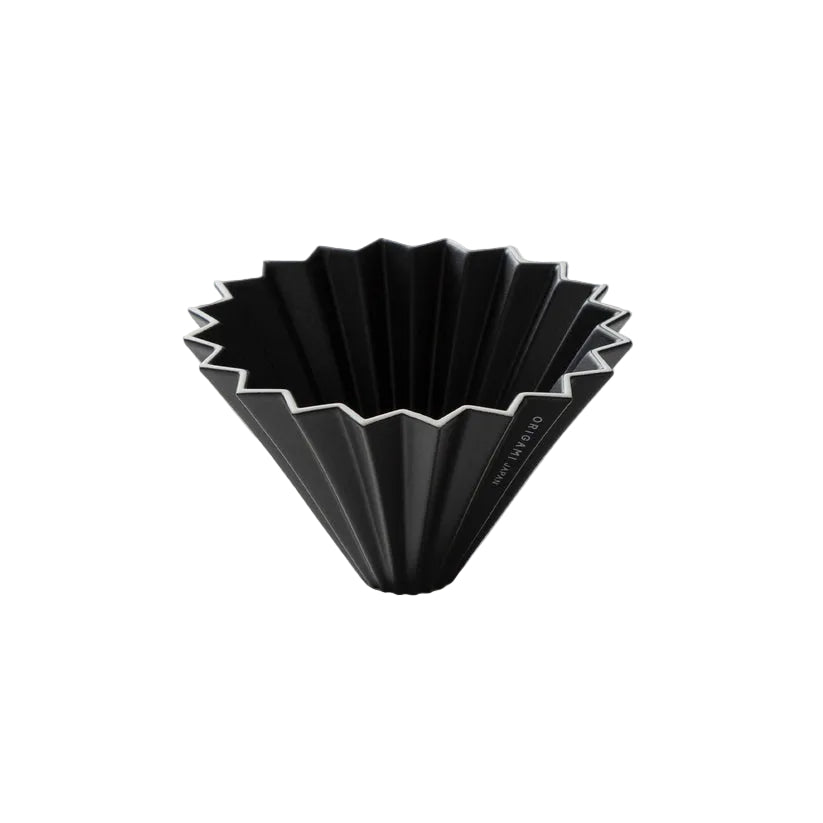 Origami - Pour Over Coffee Dripper - Porcelain - Matte Black