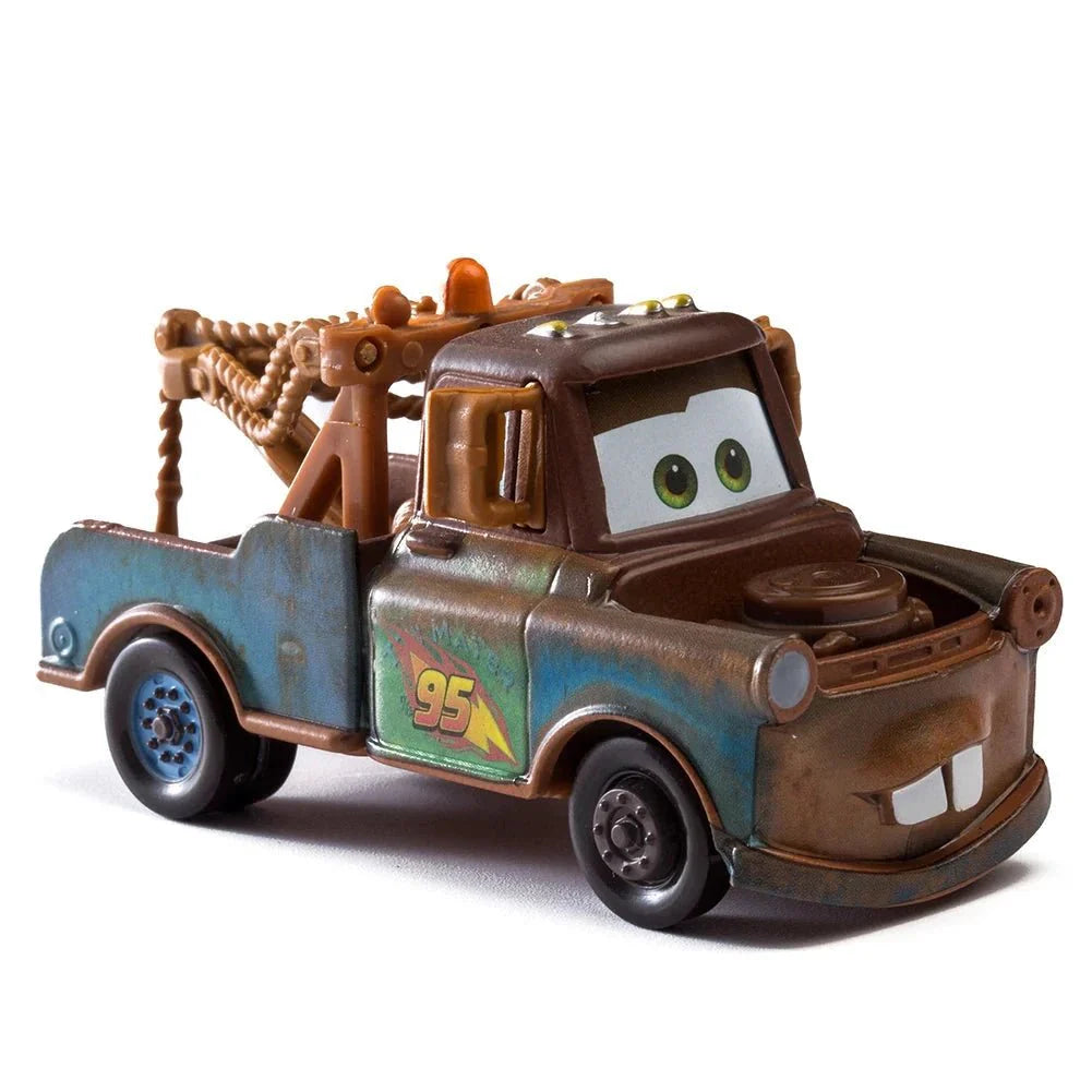 Mandotos Disney Pixar Cars 1 55 Metal Alloy Diecast Toy Car Set Lightning McQueen Mater Jackson Storm The King