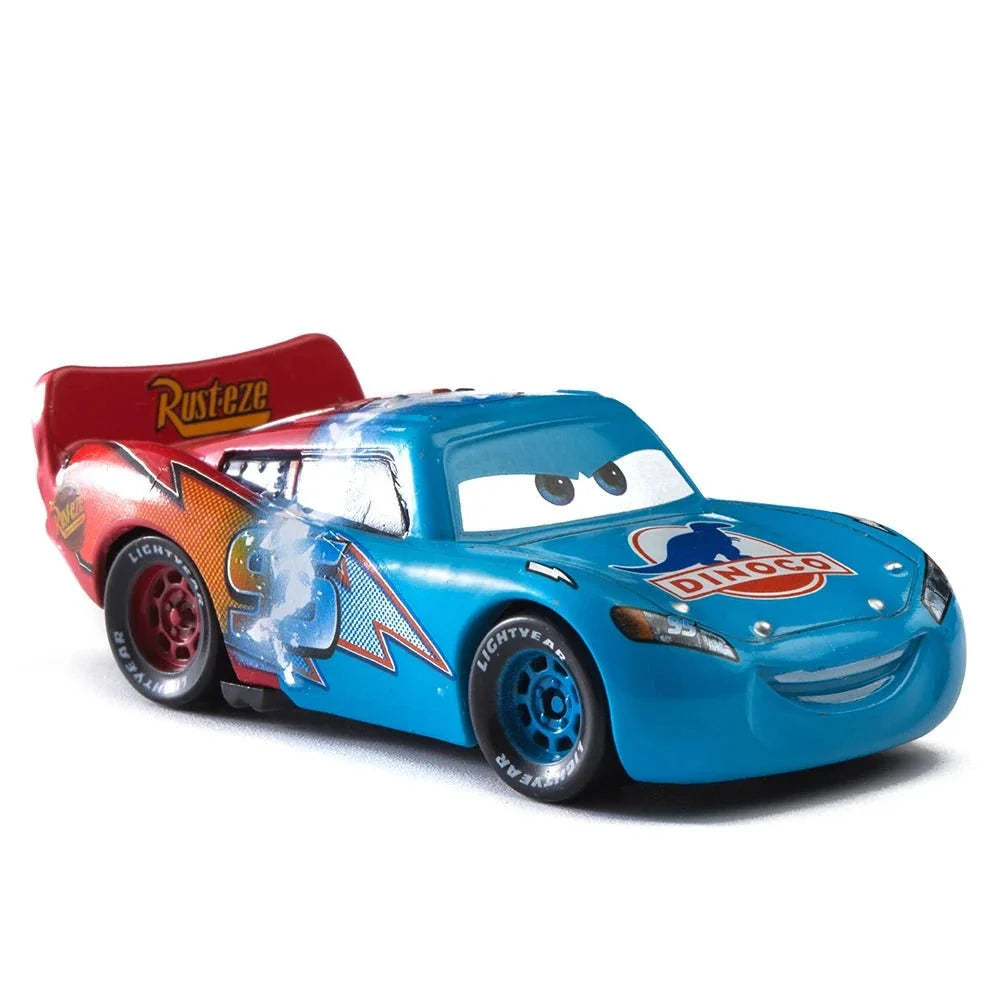 Mandotos Disney Pixar Cars 1 55 Metal Alloy Diecast Toy Car Set Lightning McQueen Mater Jackson Storm The King