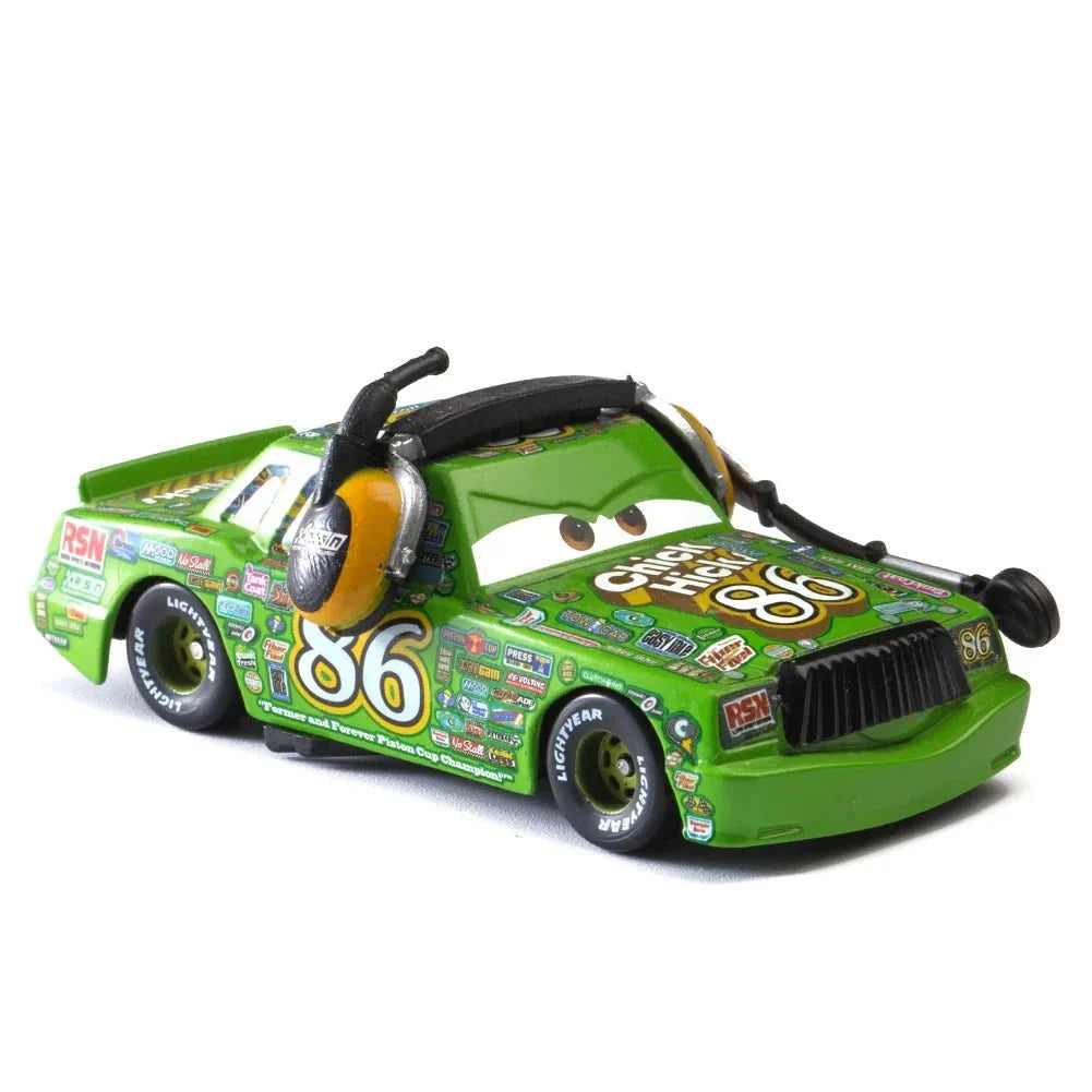 Mandotos Disney Pixar Cars 1 55 Metal Alloy Diecast Toy Car Set Lightning McQueen Mater Jackson Storm The King