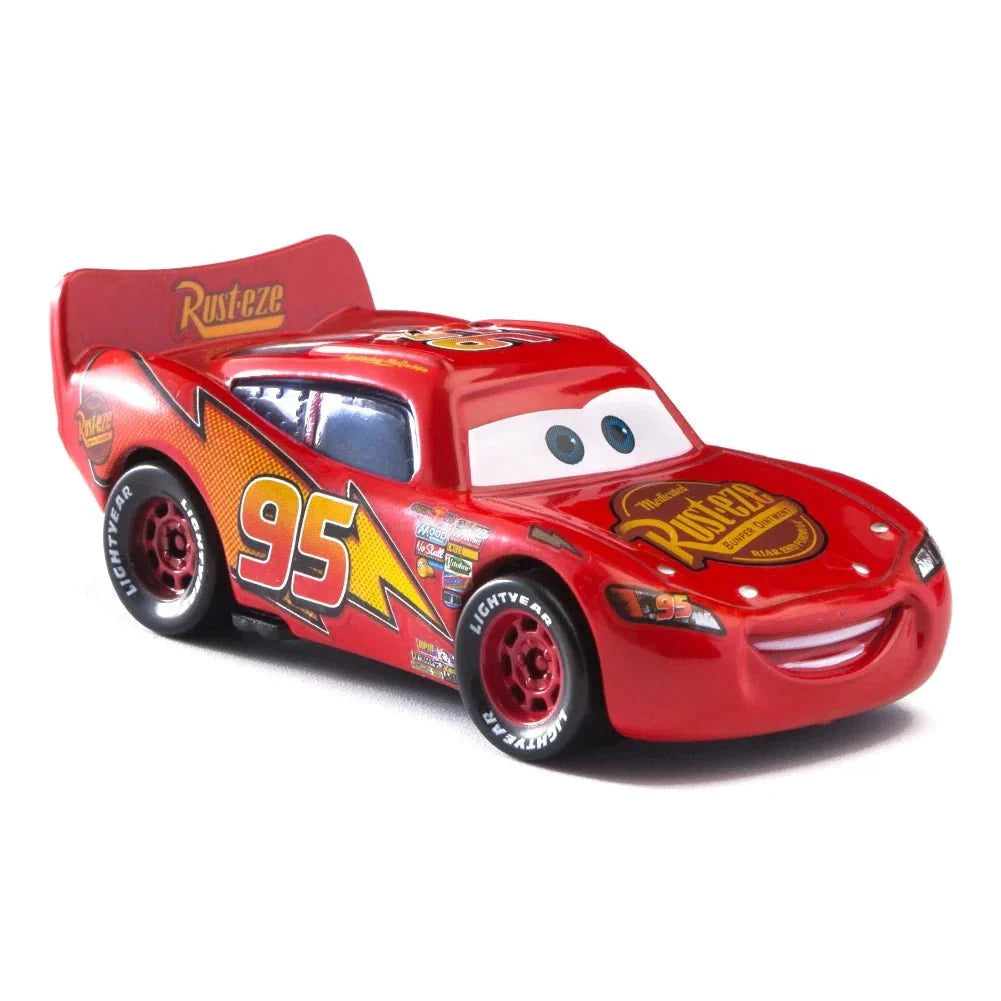 Mandotos Disney Pixar Cars 1 55 Metal Alloy Diecast Toy Car Set Lightning McQueen Mater Jackson Storm The King