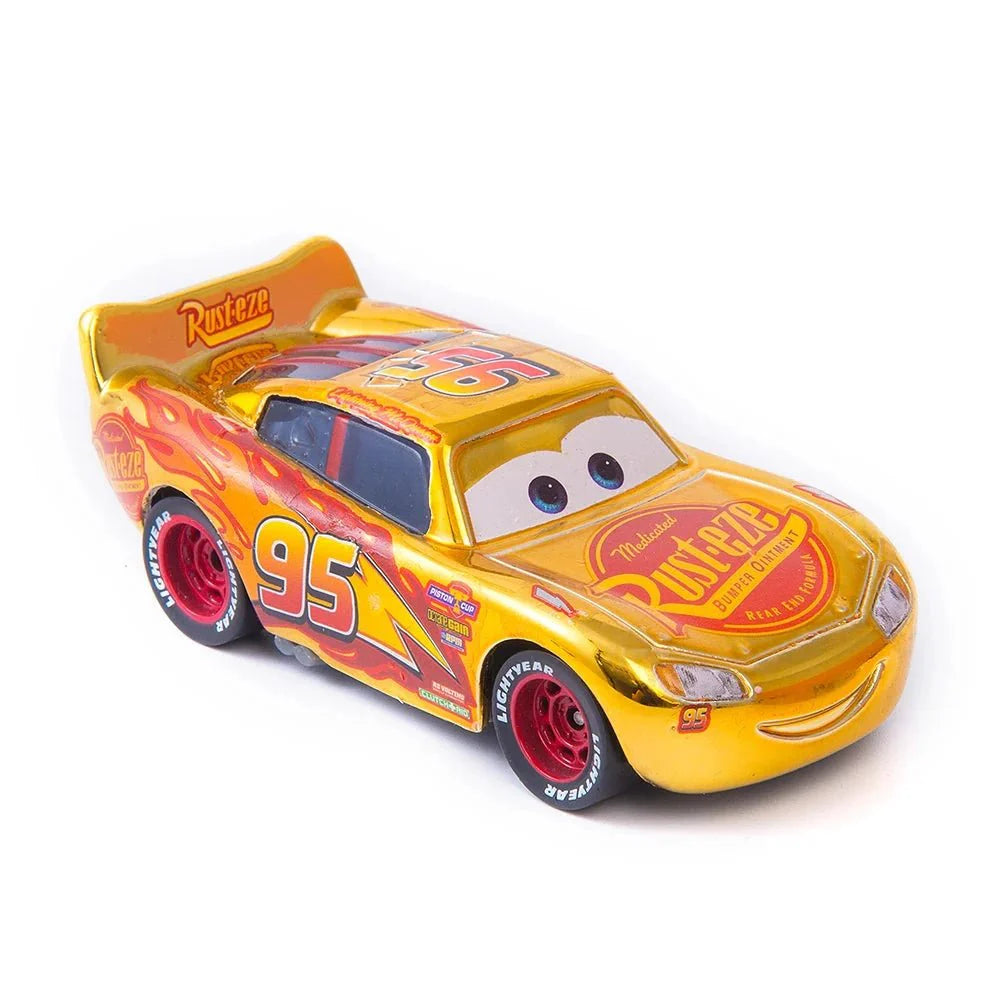 Mandotos Disney Pixar Cars 1 55 Metal Alloy Diecast Toy Car Set Lightning McQueen Mater Jackson Storm The King
