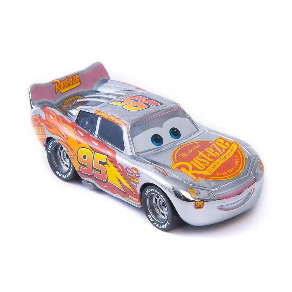Mandotos Disney Pixar Cars 1 55 Metal Alloy Diecast Toy Car Set Lightning McQueen Mater Jackson Storm The King