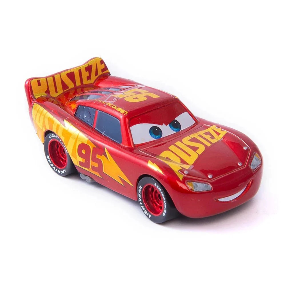 Mandotos Disney Pixar Cars 1 55 Metal Alloy Diecast Toy Car Set Lightning McQueen Mater Jackson Storm The King