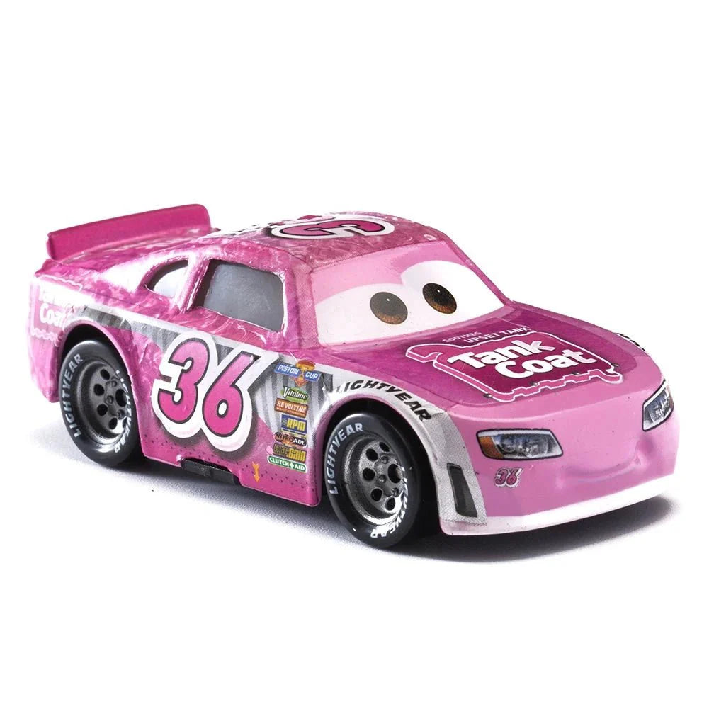Mandotos Disney Pixar Cars 1 55 Metal Alloy Diecast Toy Car Set Lightning McQueen Mater Jackson Storm The King