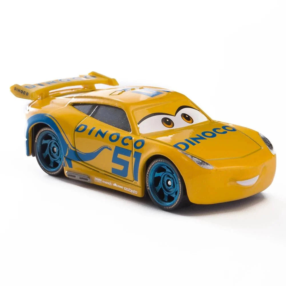 Mandotos Disney Pixar Cars 1 55 Metal Alloy Diecast Toy Car Set Lightning McQueen Mater Jackson Storm The King