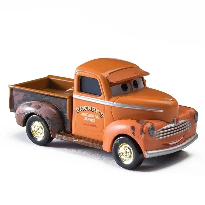 Mandotos Disney Pixar Cars 1 55 Metal Alloy Diecast Toy Car Set Lightning McQueen Mater Jackson Storm The King