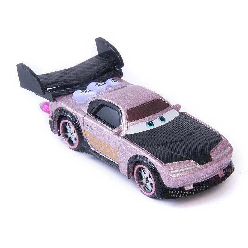 Mandotos Disney Pixar Cars 1 55 Metal Alloy Diecast Toy Car Set Lightning McQueen Mater Jackson Storm The King