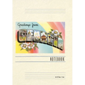 Vintage Lined Notebook Greetings from Georgia - Paperback