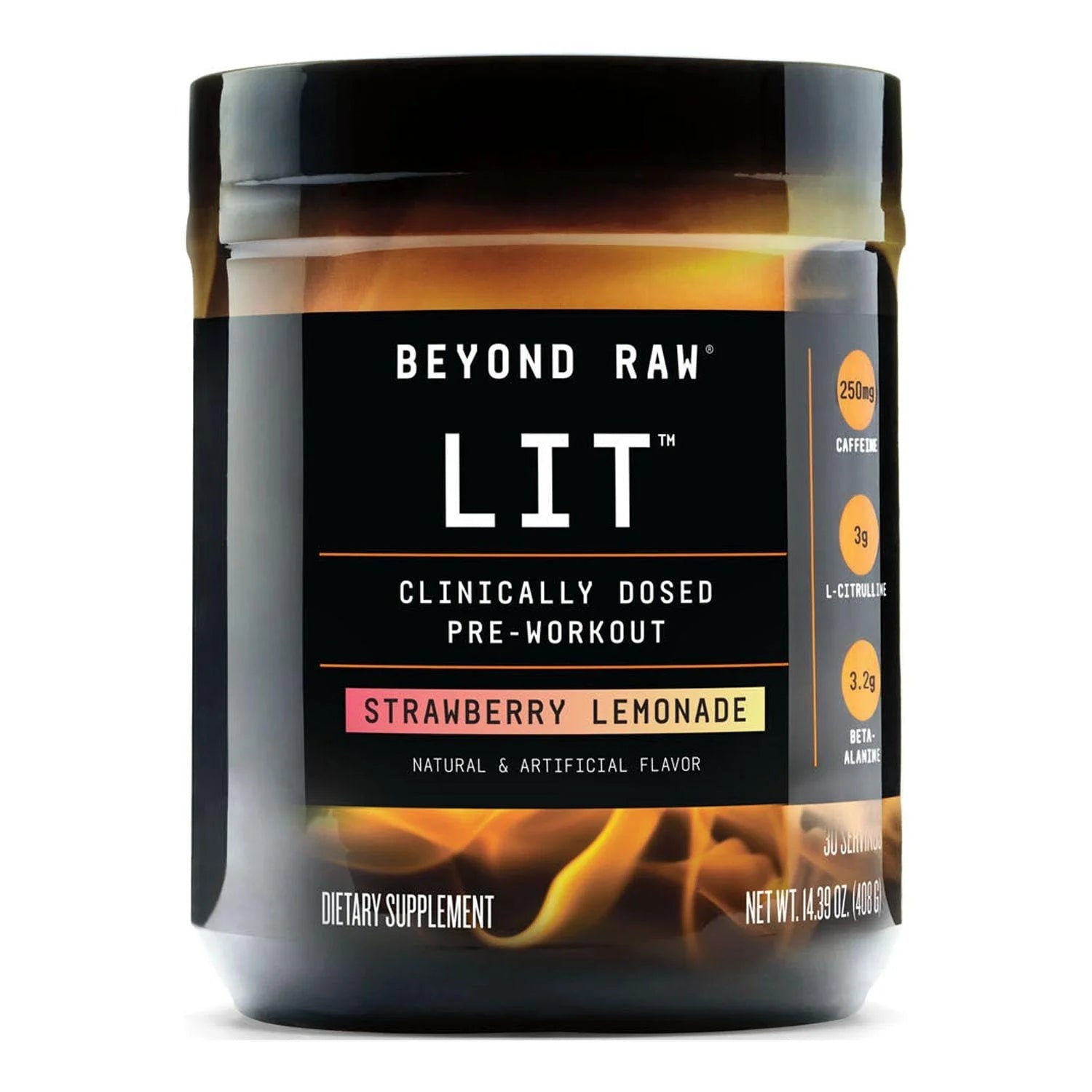 Beyond Raw LIT Clinically Dosed Pre-Workout Powder, 30 Servings