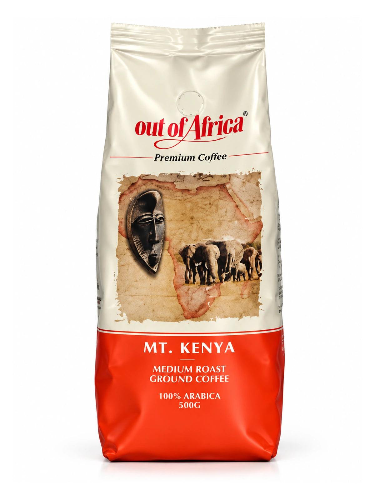 Out of Africa - Mt. Kenya Medium Roast Ground Coffee 500g