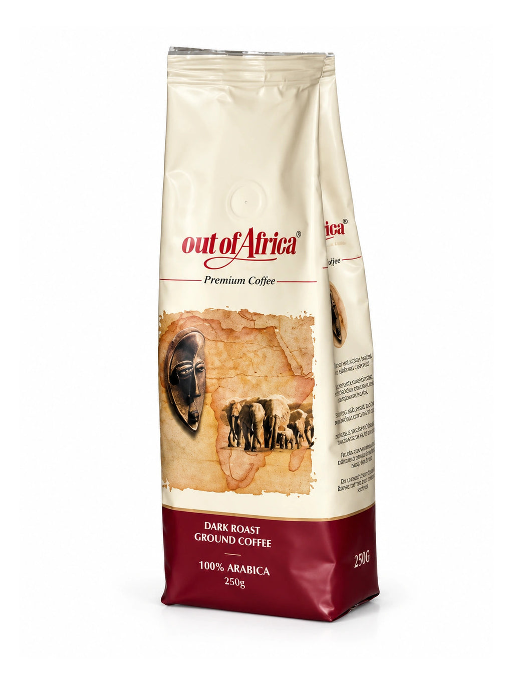 Out of Africa Mt. Kenya Dark Roast Ground Coffee, 250 g (8.82 oz)