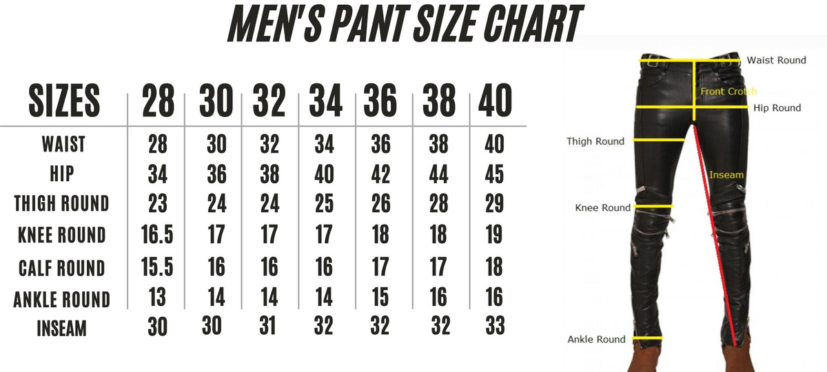Men's Cowhide Hair on pant