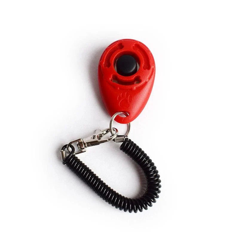 Pet Training Clicker with Adjustable Wrist Strap | Dog and Cat Training Aid