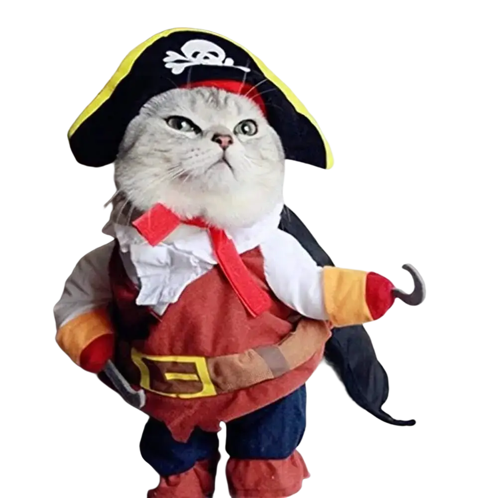 Pirate Dog Costume with Hat