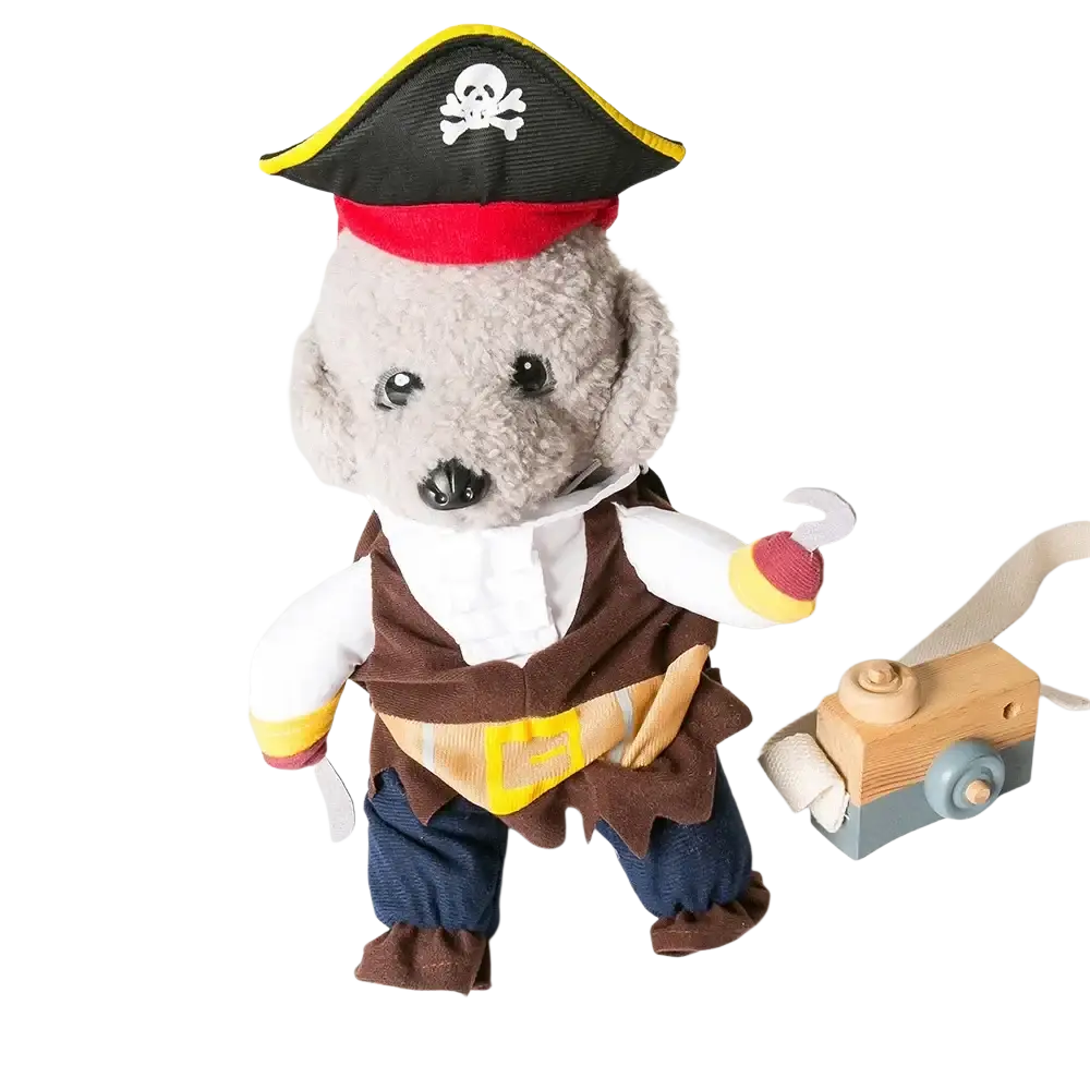 Pirate Dog Costume with Hat