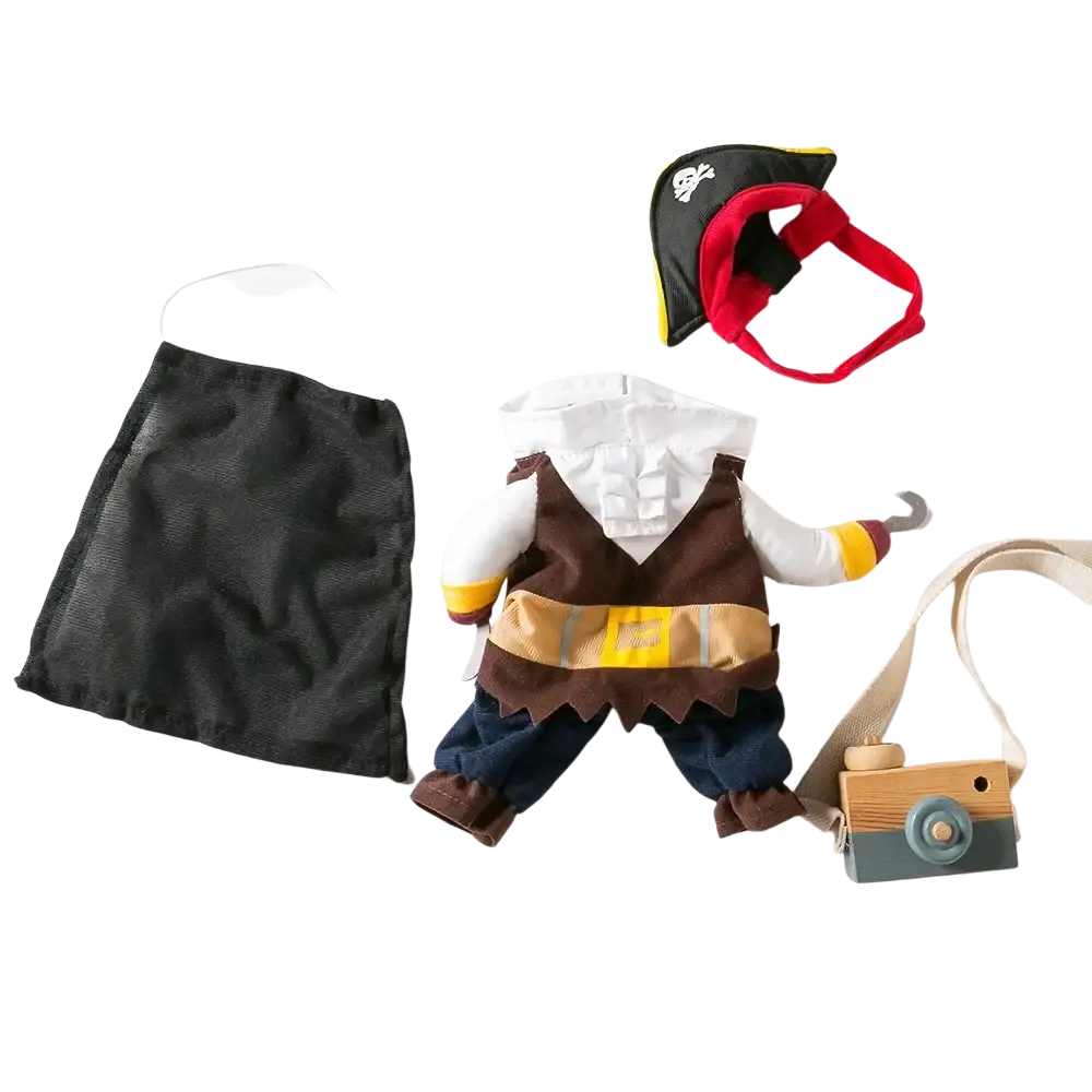 Pirate Dog Costume with Hat