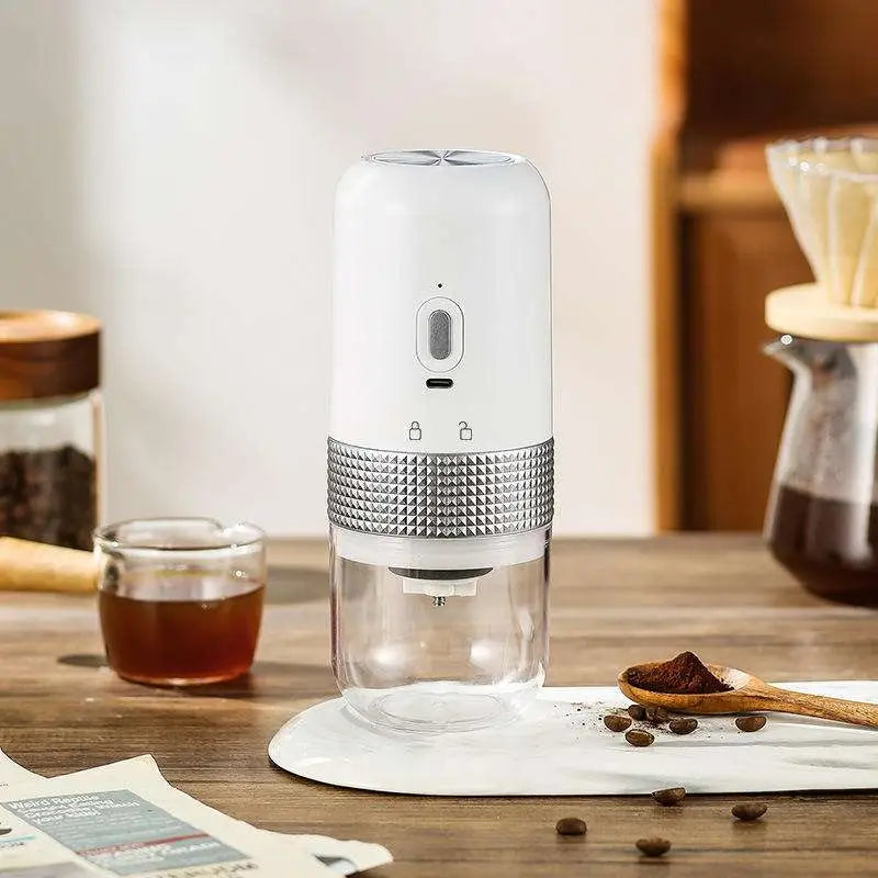 Portable Electric Ceramic Coffee Grinder USB Charging