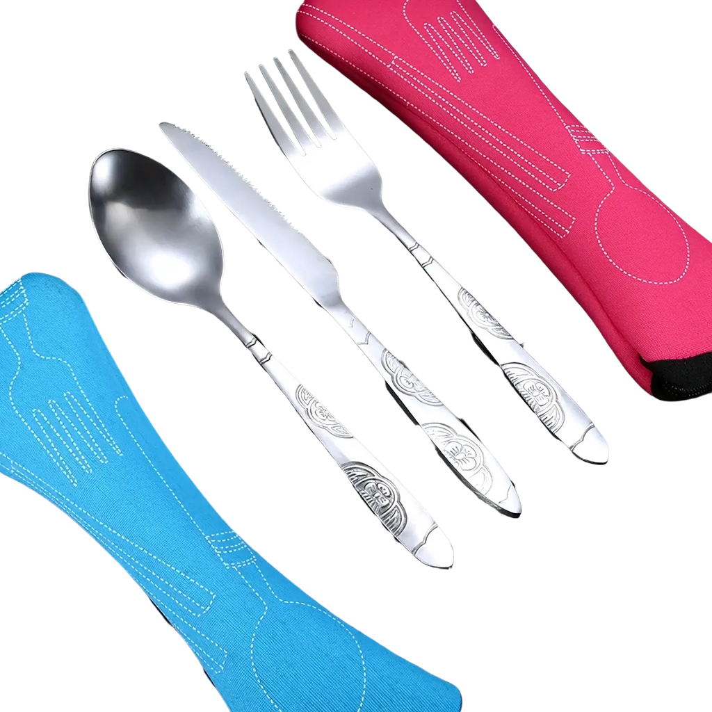 Portable Stainless Steel Travel Cutlery Set