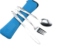 Portable Travel Cutlery Set with Case