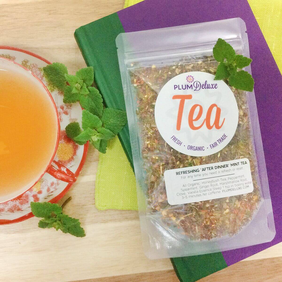 Refreshing After Dinner Mint Tea (Peppermint - Spearmint)
