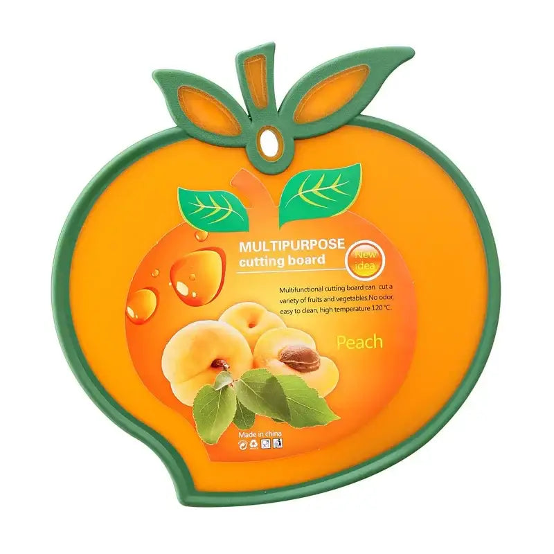 Red apple fruit shape durable cutting board kitchen serving tray