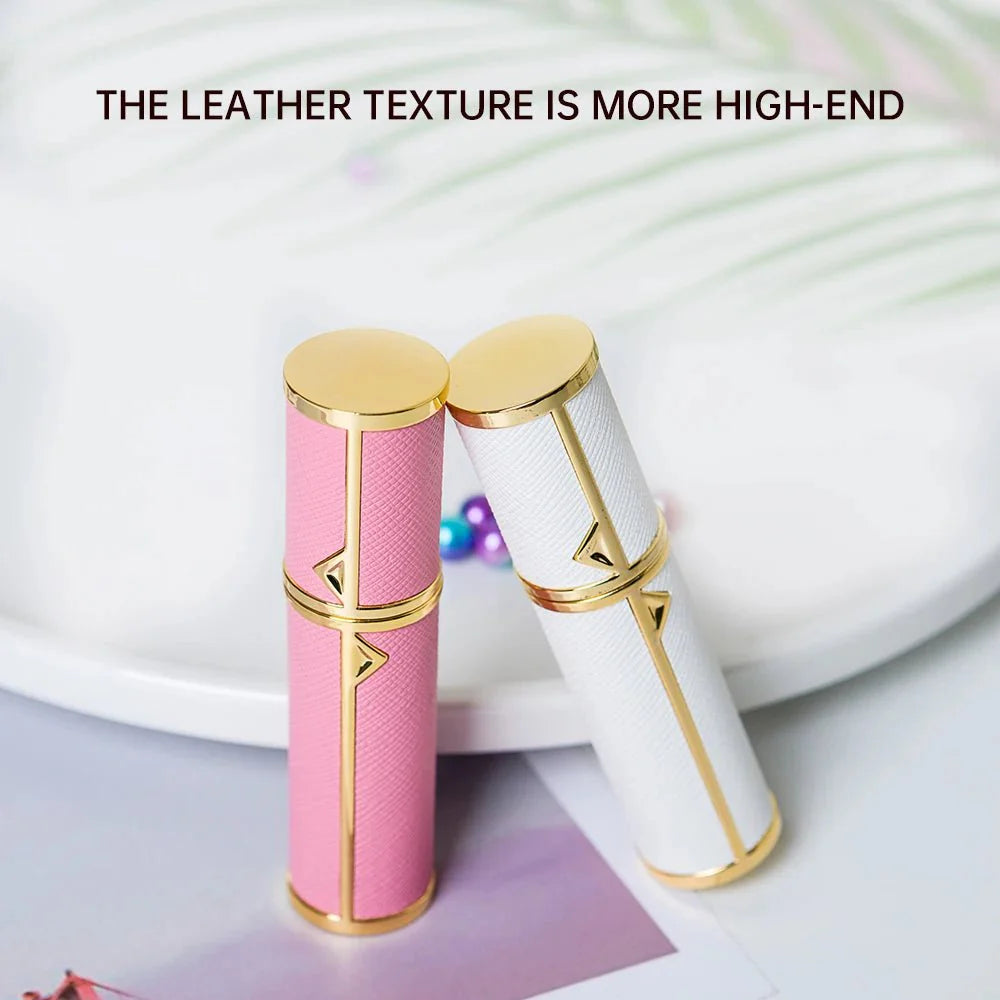 Refillable Perfume Bottle | 5ml Travel Spray Atomizer with PU Leather Case