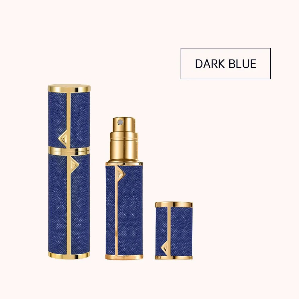 Refillable Perfume Bottle | 5ml Travel Spray Atomizer with PU Leather Case