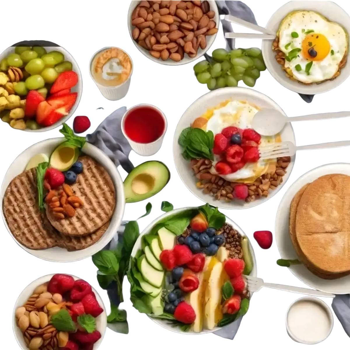 Ribbed Plastic Dinnerware Set for Camping and Home