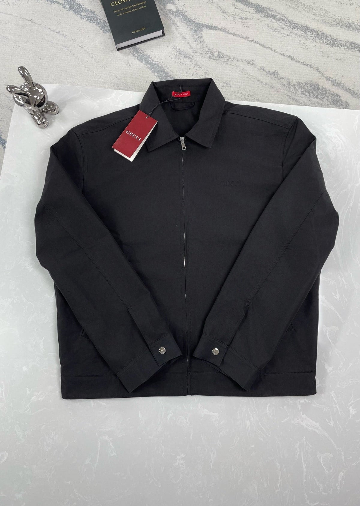 Gucci Embossed Letter Webbing Jacket