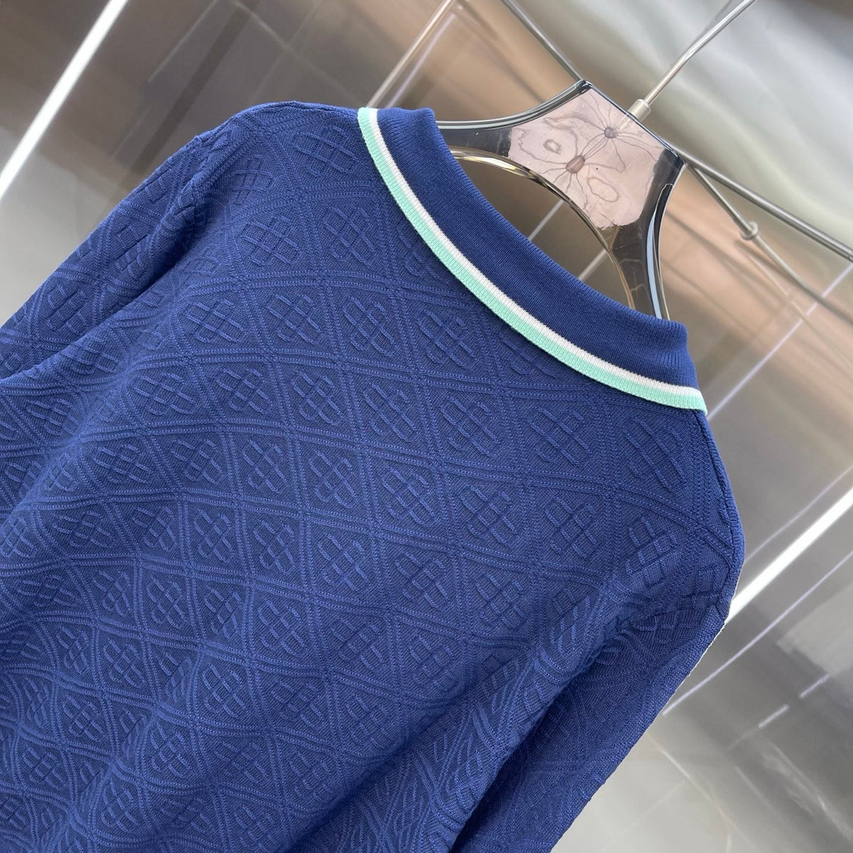 Casablanca Long-Sleeved Polo Shirt