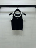 Chanel Sleeveless Knitted Shirt
