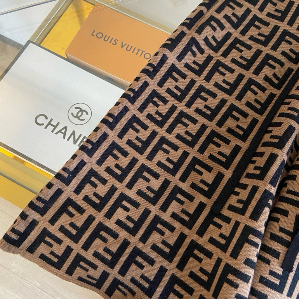 Fendi Monogram Knitted Casual Shorts