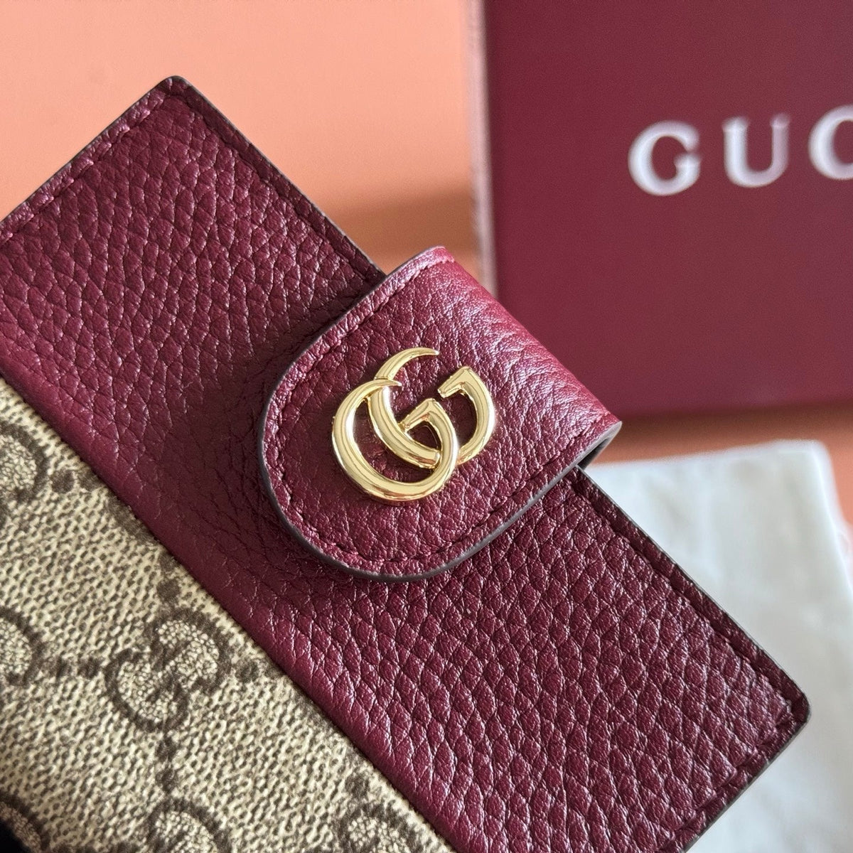 Gucci 2 Tone Card Holder